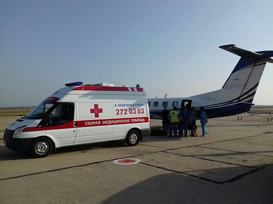 Медицинское сопровождение пациента для эвакуации самолетом. г.Симферополь- аэропорт г.Анапа.