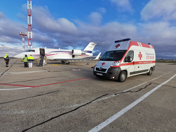 Перевозка больного из Севастополя в Международный аэропорт г. Анапы.
